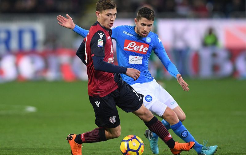 Manchester United are considering a move for Cagliari midfielder Nicolo Barella
