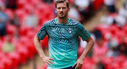 Tottenham Hotspur knock back Inter Milan approach for Jan Vertonghen