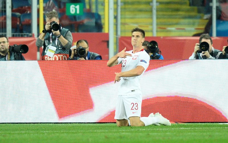 Chelsea target Krzysztof Piatek’s agent has spoken with clubs