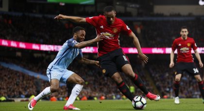 Premier League: Raheem Sterling (Manchester City) v Anthony Martial (Manchester United)