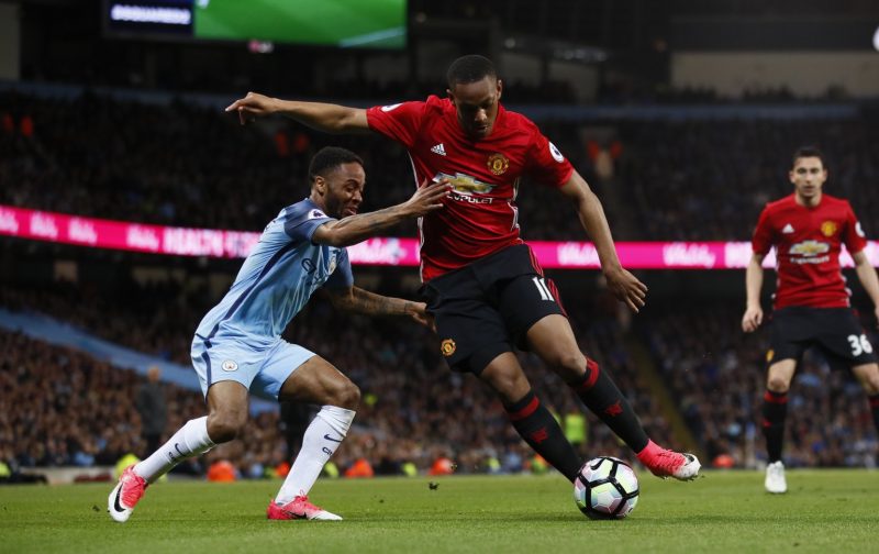 Premier League: Raheem Sterling (Manchester City) v Anthony Martial (Manchester United)