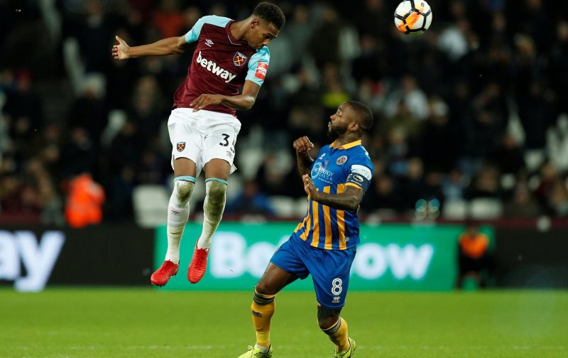 Man City and Borussia Dortmund watch West Ham United’s Reece Oxford
