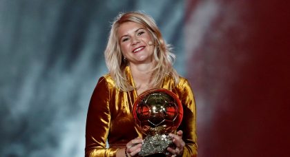 Ada Hegerberg wins inaugural Women’s Ballon d’Or