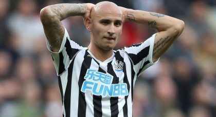 West Ham consider swoop for Newcastle United midfielder Jonjo Shelvey