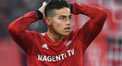 Arsenal eye immediate James Rodriguez loan deal