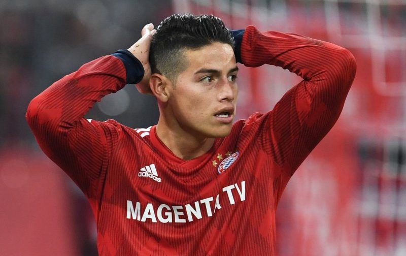 Arsenal eye immediate James Rodriguez loan deal