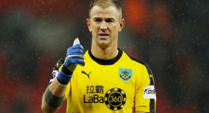 Burnley goalkeeper Joe Hart a target for Preston North End