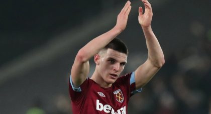 Tottenham plan £35 million swoop for West Ham midfielder Declan Rice