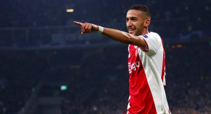 Chelsea join race for Ajax playmaker Hakim Ziyech