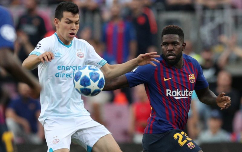 Manchester United keen on Barcelona’s World Cup winning defender and Manchester City target Samuel Umtiti
