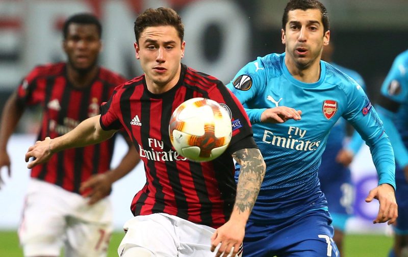 Manchester United want to bring AC Milan defender Davide Calabria to Old Trafford
