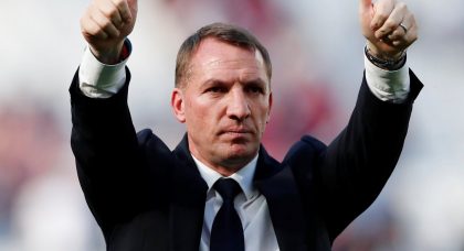 Leicester City boss Brendan Rodgers has his say on being linked with the Arsenal job following Unai Emery’s sacking