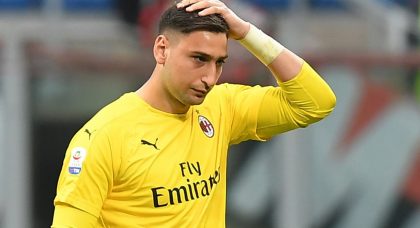 Arsenal linked with AC Milan and Italy goalkeeper Gianluigi Donnarumma