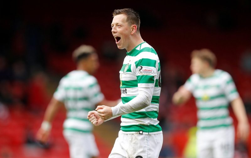 Celtic midfielder Callum McGregor wants to leave Scotland for Leicester City