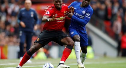 Premier League Head-to-Head: Paul Pogba (Manchester United) vs N’Golo Kante (Chelsea)