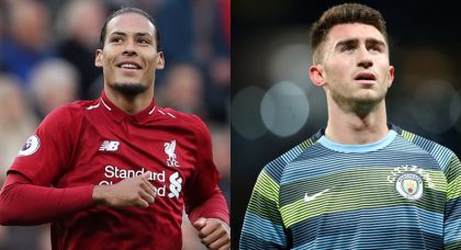 Community Shield Head-to-Head: Virgil van Dijk (Liverpool) vs Aymeric Laporte (Man City)