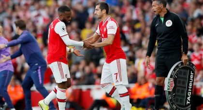 Arsenal turn down offer from AS Roma for Henrikh Mkhitaryan