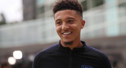 England star Jadon Sancho unimpressed with FIFA 20 Card