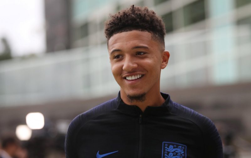 England star Jadon Sancho unimpressed with FIFA 20 Card