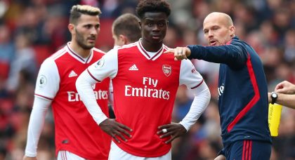 Manchester United and Liverpool interested in Arsenal starlet Bukayo Saka
