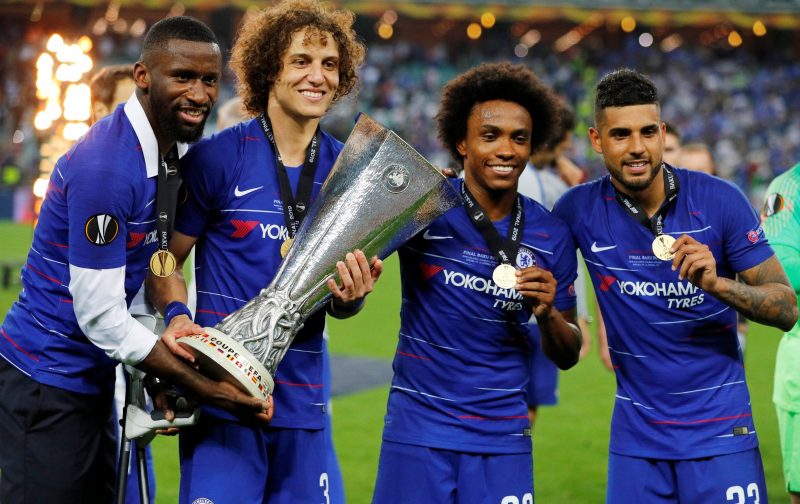 Chelsea ace Willian taunts his former teammate David Luiz ahead of Arsenal game next month