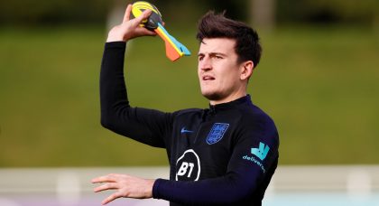 Harry Maguire hints at a divide in the England Squad over the decision to punish Raheem Sterling