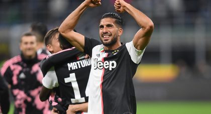 Arsenal, Manchester United and Tottenham in battle to sign Juventus midfielder Emre Can