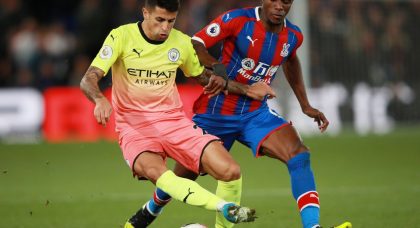 Spurs boss Jose Mourinho speaks to Man City full-back Joao Cancelo over possible transfer