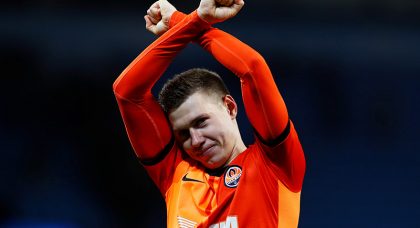Arsenal make loan offer for Shakhtar Donetsk defender Mykola Matviyenko