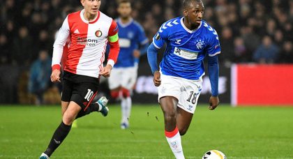 Arsenal keeping a close eye on Rangers midfielder Glen Kamara