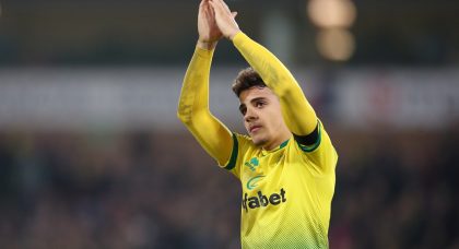 New Arsenal boss Mikel Arteta set to challenge North London rivals Tottenham Hotspur to signing of Norwich City full back Max Aarons