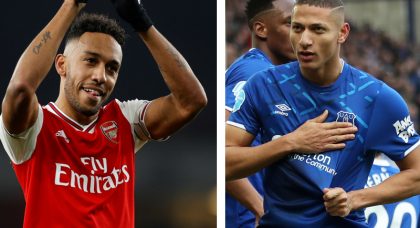 Premier League Head-to-Head: Pierre-Emerick Aubameyang (Arsenal) vs Richarlison (Everton)