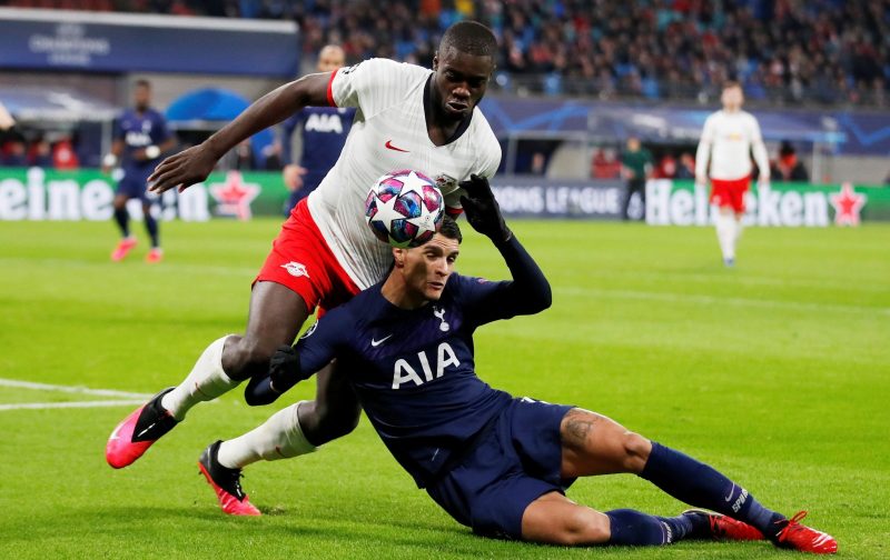 Fierce rivals Manchester United and Manchester City join five-horse raise to sign £52million RB Leipzig defender Dayot Upamecano