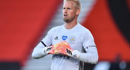Manchester United and Chelsea both interested in Leicester City goalkeeper Kasper Schmeichel