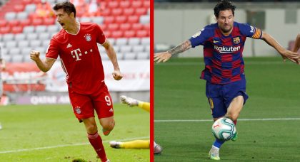 Champions League Head-to-Head: Lionel Messi (Barcelona) vs Robert Lewandowski (Bayern Munich)