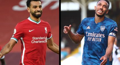 Premier League Head-to-Head: Mohamed Salah (Liverpool) vs Pierre-Emerick Aubameyang (Arsenal)