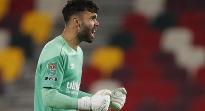 Arsenal transfer target David Raya commits future to Brentford by signing new deal