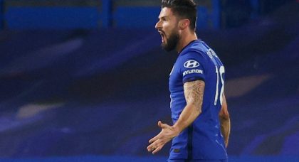 Chelsea striker Olivier Giroud interesting Serie A duo Juventus and AC Milan
