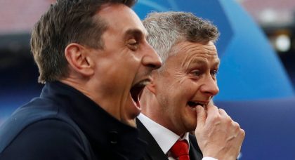 Gary Neville claims Manchester United will ‘never win the league’ with defensive duo