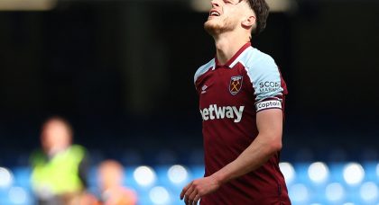 Man United considering £50 million move for Declan Rice alternative