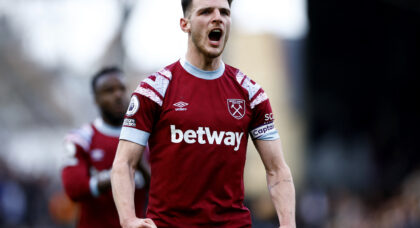 West Ham considering Chelsea and Man City stars as possible Declan Rice replacements