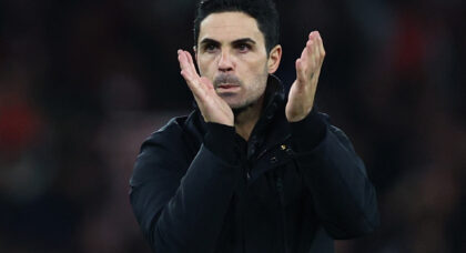 Arsenal scout La Liga midfielder in European action