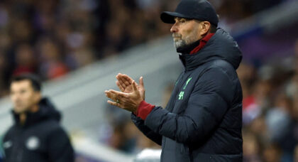 Liverpool considering move for Manchester City midfielder