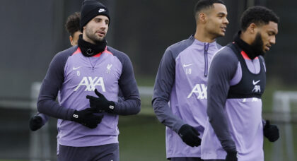Liverpool star in line for England recall