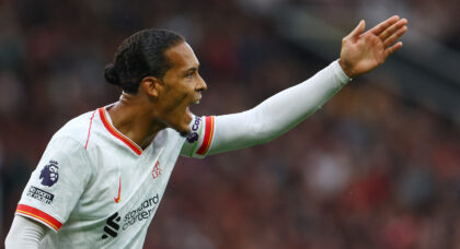 Italian side chasing Liverpool captain Van Dijk