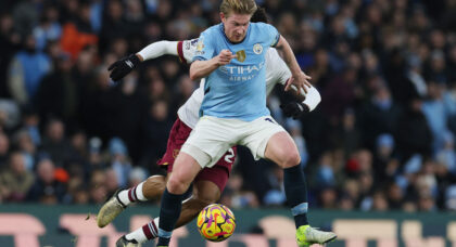 Man City identify Champions League star as De Bruyne replacement