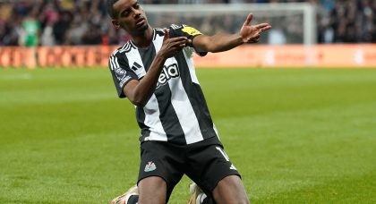 Liverpool complete British record signing of forward Isak