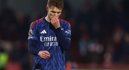 Arsenal in talks with Odegaard about his future